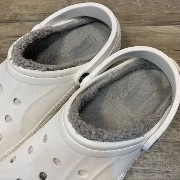 CROCS Classic Clogs Faux Fur Lined Slingback Unisex - Picture 3 of 11